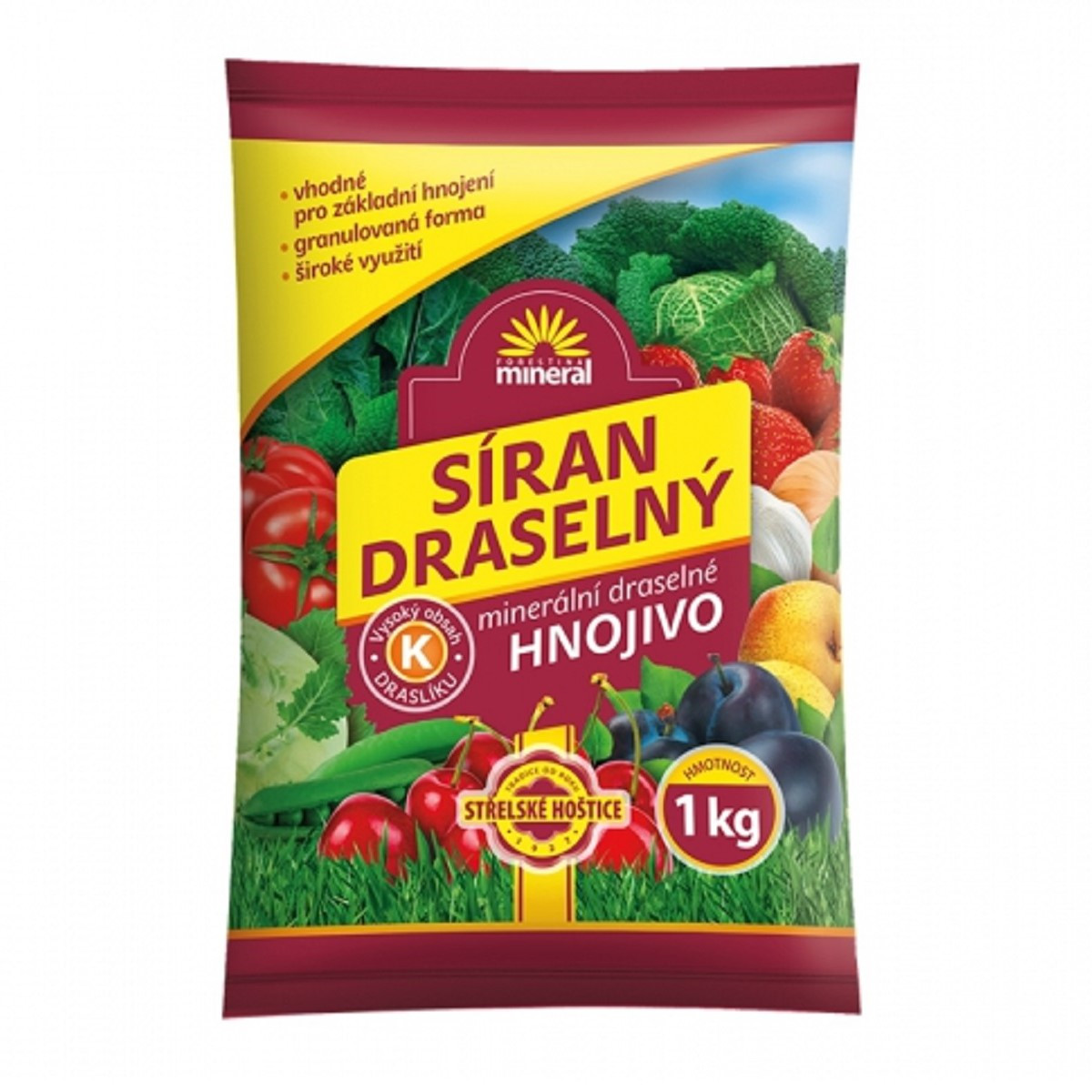 Síran draselný MINERAL - Forestina - hnojivo - 1 kg