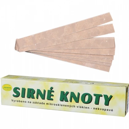 Sirné knoty - 18 x 2 cm - 40 ks