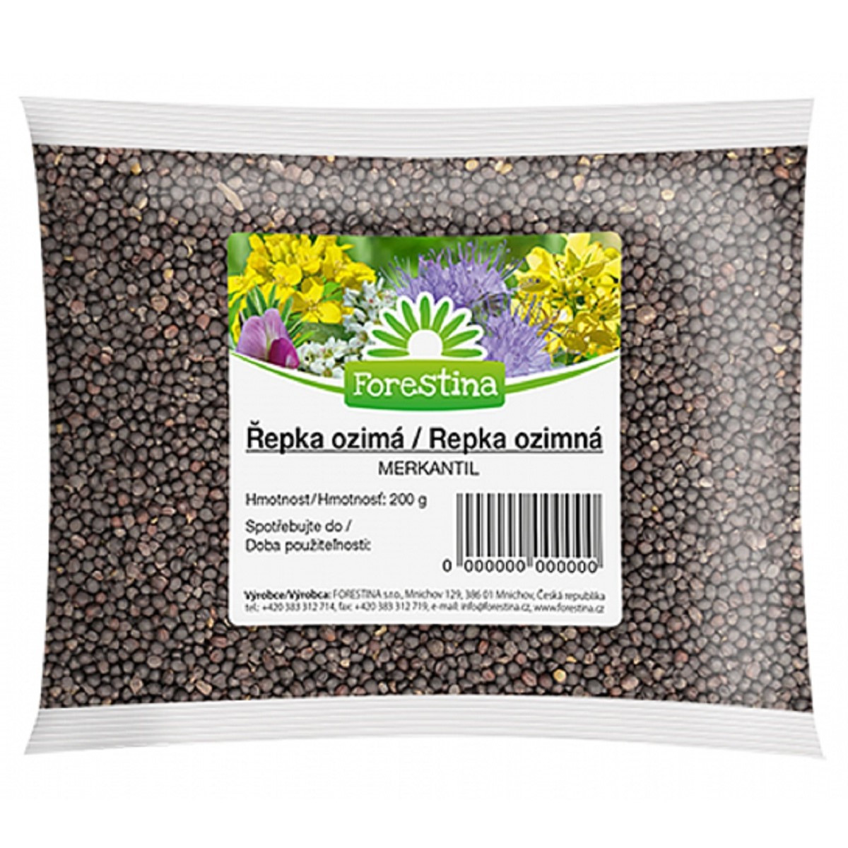 Řepka ozimá - semena - 200 g