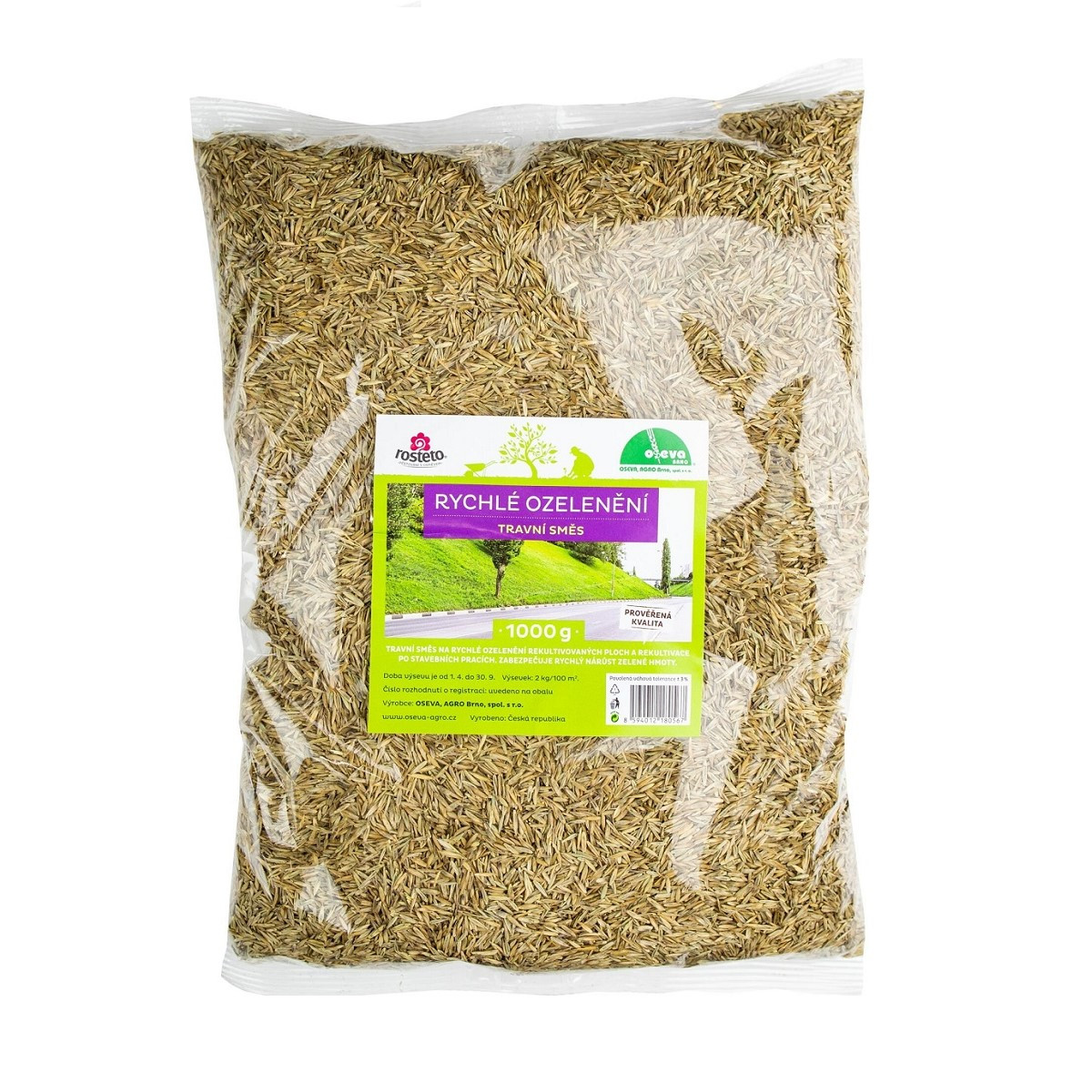 Rychlé ozelenění - semena Aros - směs - 1 kg