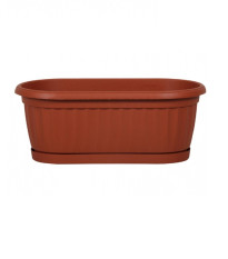 Samozavlažovací truhlík terakota - 22 cm - 1 ks