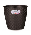 Obloga za cvetlični lonec NATURAL rjava - 14 x 13 cm - 1 kos