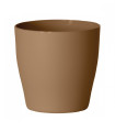 Obloga za cvetlični lonec LIVING svetlo rjava - 13 x 13 cm - 1 kos