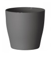 Obloga za cvetlični lonec LIVING siva - 13 x 13 cm - 1 kos