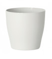Obloga za cvetlični lonec LIVING belo-bež - 15 x 15 cm - 1 kos