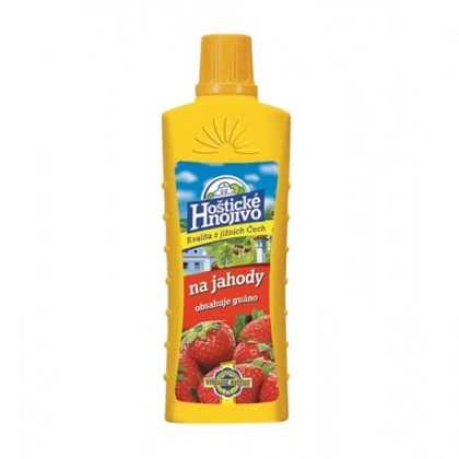 Hoštické hnojivo na jahody s guánem - hnojivo - 500 ml