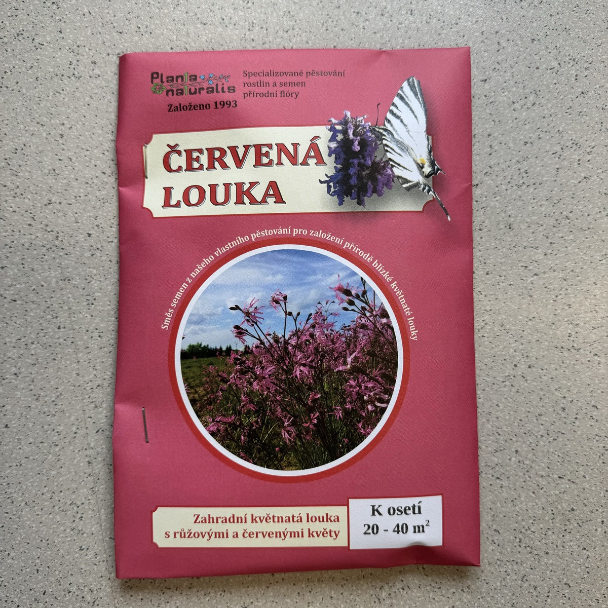 Červená louka červánková - semena Planta Naturalis - směs - 40 g