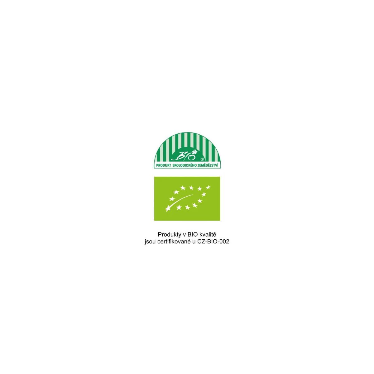 Produkty v bio kvalitě jsou certifikované u CZ-BIO-002