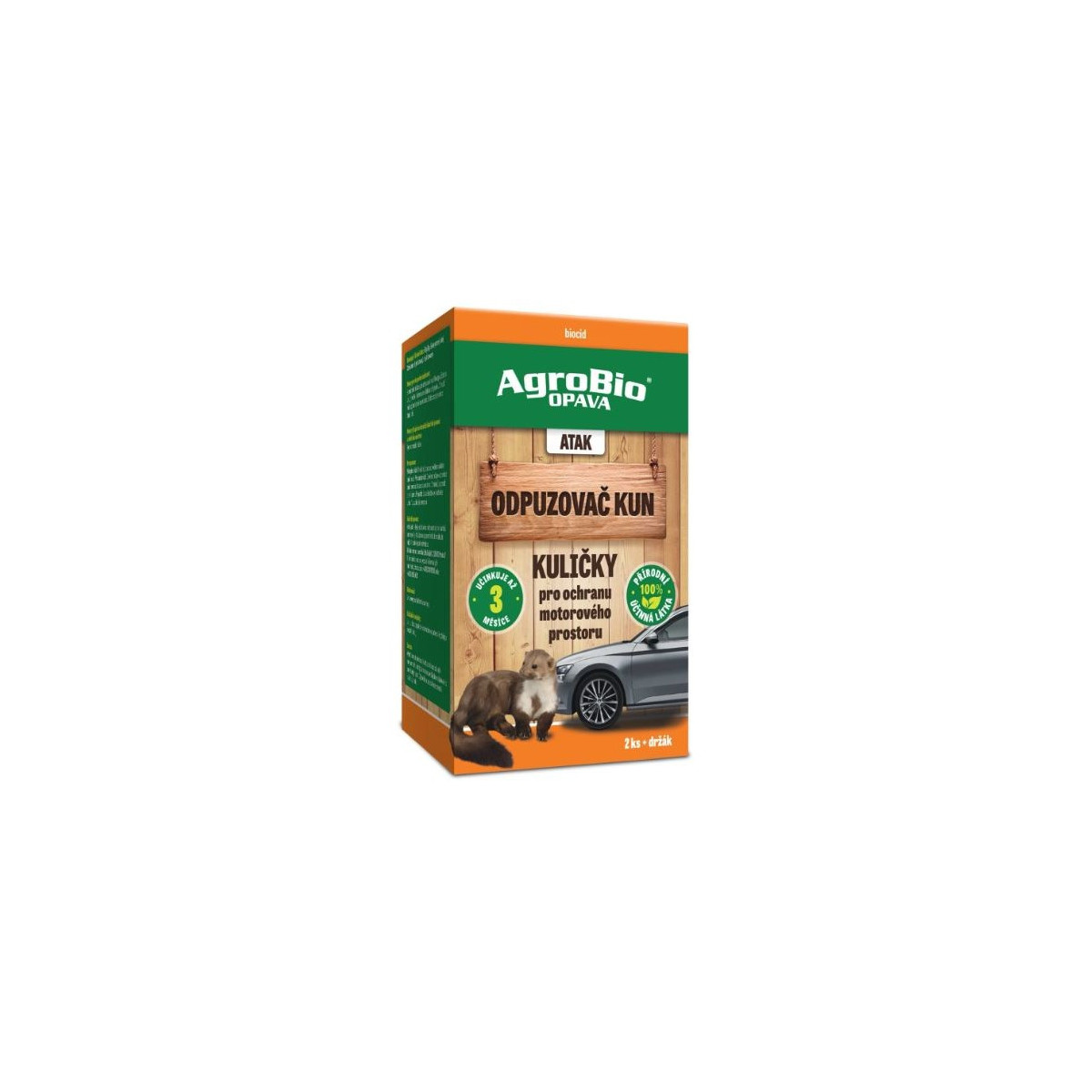 ATAK - Odpuzovač kun kuličky - AgroBio - 2 ks