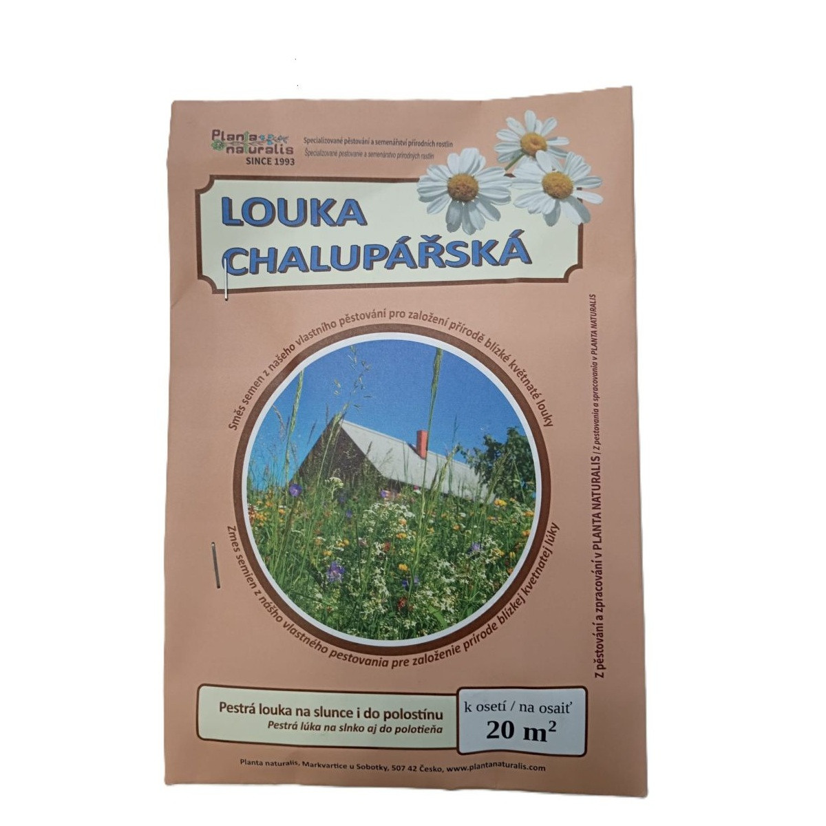Chalupářská louka – travniško cvetje – mešanica – semena Planta Naturalis