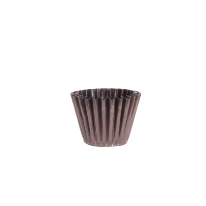 Kovový květináč Ronja - vínový - vel. XS - Strömshaga AB - 1 ks