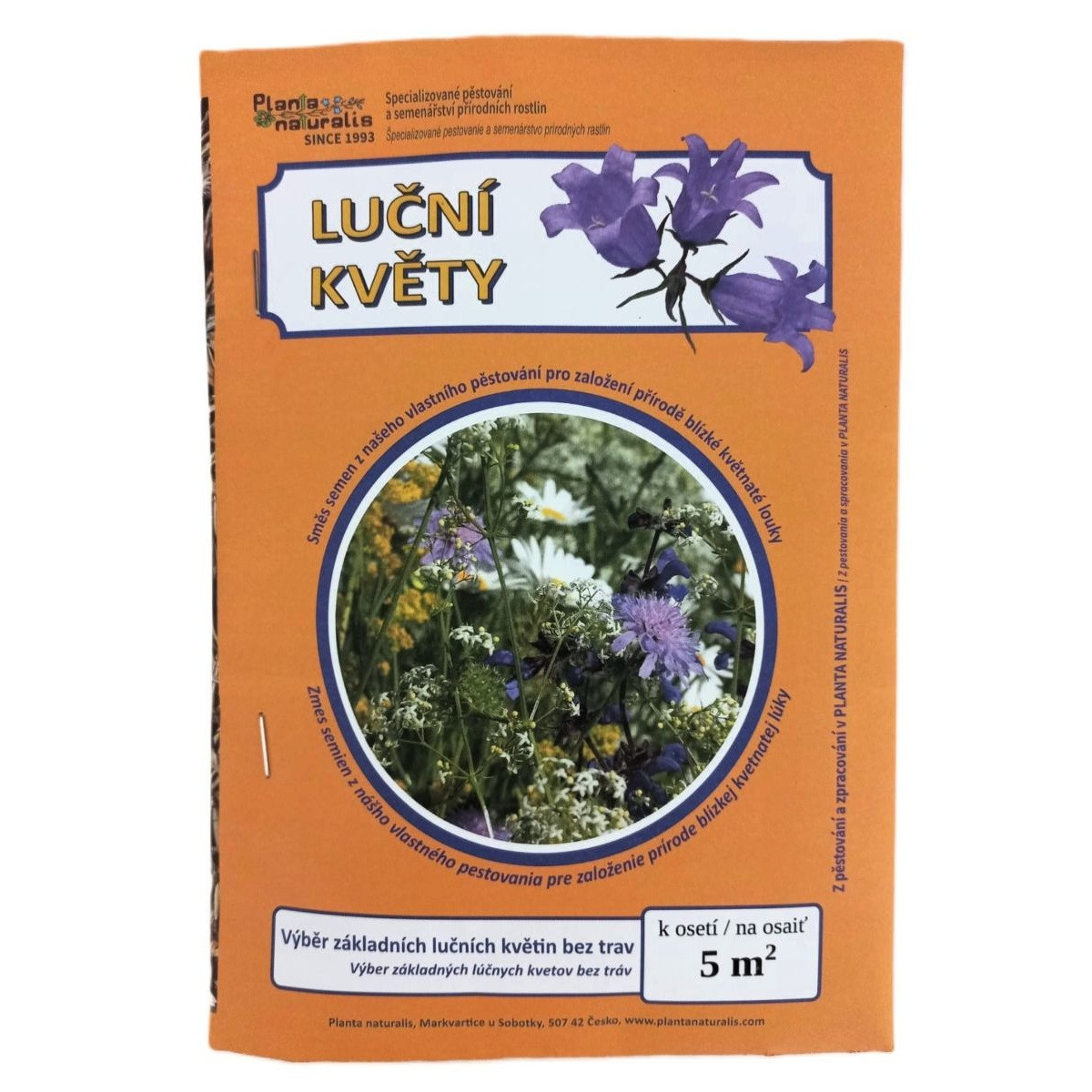 Luční květy na obohacení porostu - semena Planta Naturalis - směs - 10 g