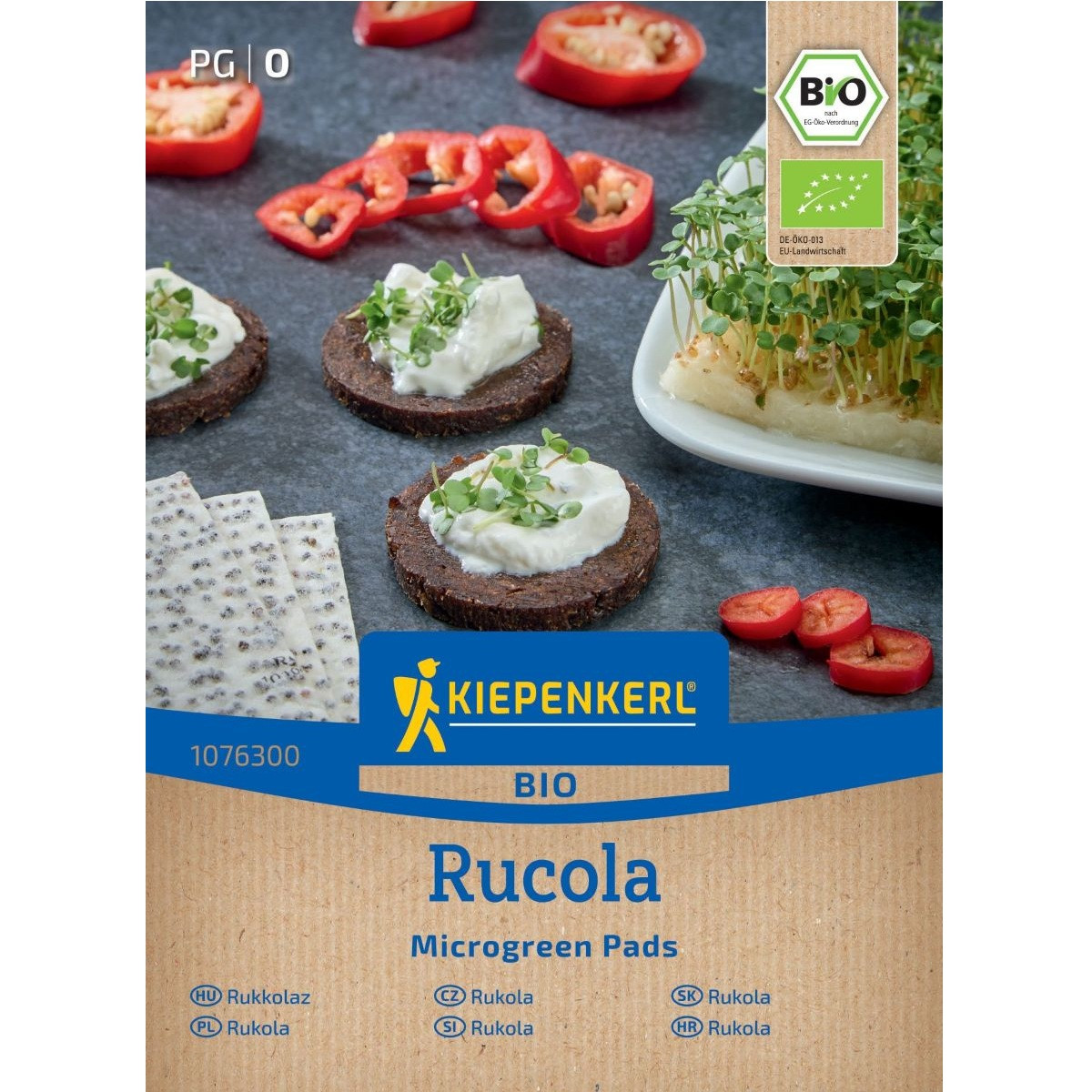 Mikrozelenina - microgreen - náhradní pláty bio rukoly - 3 ks