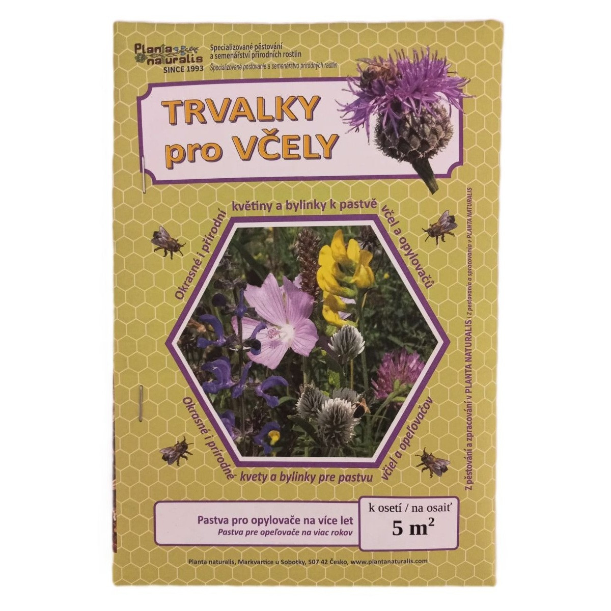 Vytrvalé květy pro včely - semena Planta Naturalis - směs - 10 g