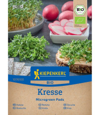 Mikrozelenina - microgreen - náhradní pláty bio řeřichy - 3 ks