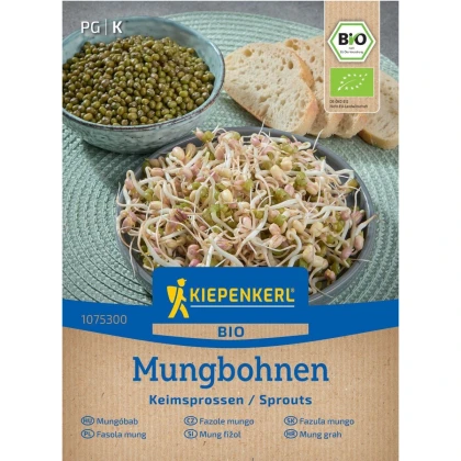 BIO Fazole Mungo - Vigna radiata - bio semena na klíčení - 75 g