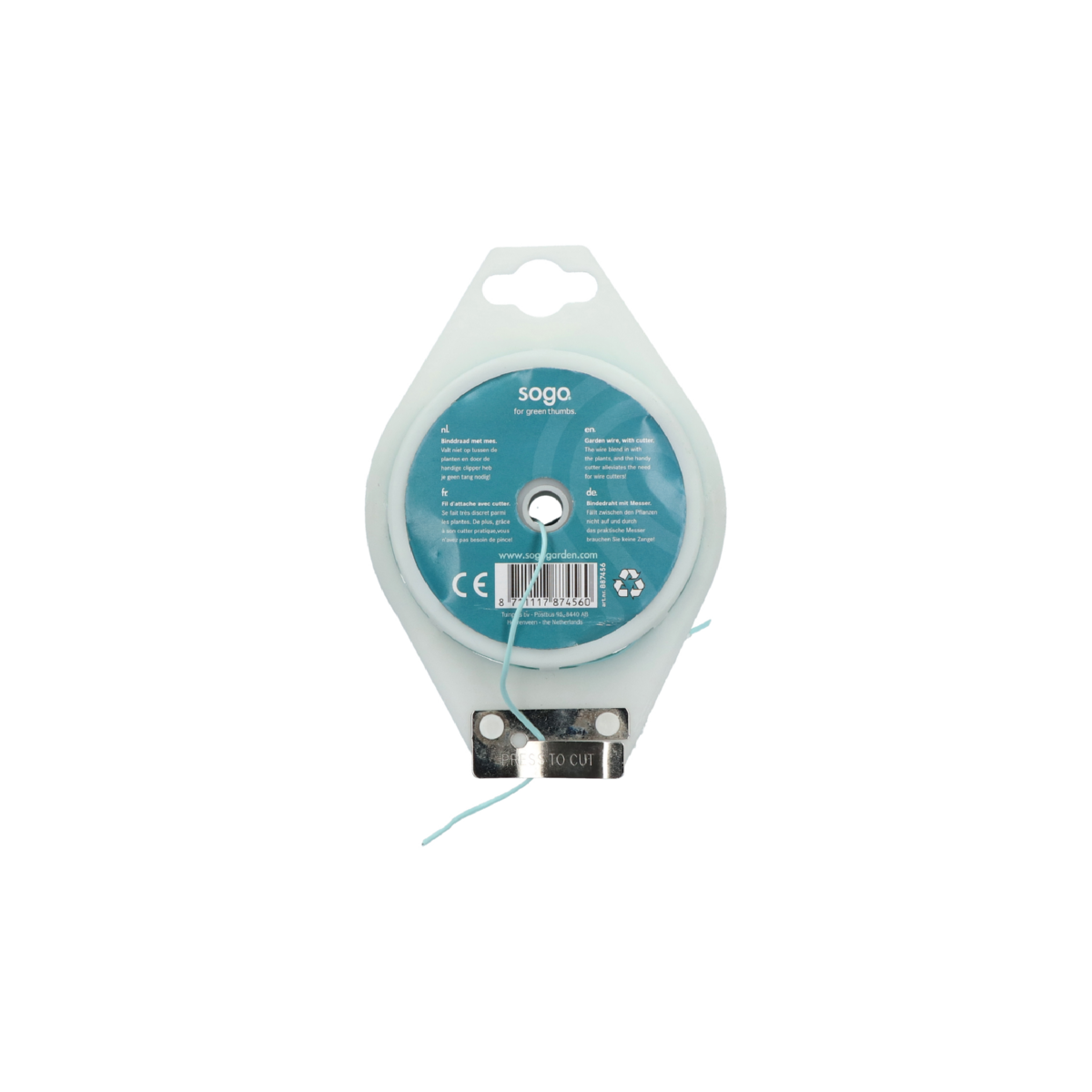 Zahradní drát zelený s řezečem - SOGO - 100 m - 1 ks