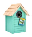 Ptičja hišica zelena Beach Hut Curacao - 1 kos