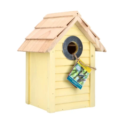 Ptačí budka žlutá Beach Hut Bonaire - 1 ks