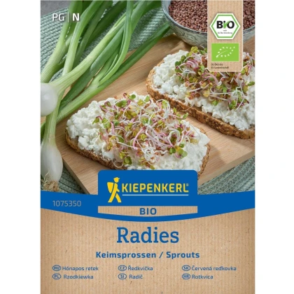 BIO Ředkvička - bio semena na klíčení - 60 g