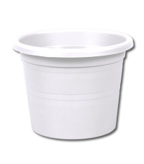 Kvetlični lonec Sakura Modern beli – plastični kvetlični lonec