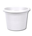 Lonec Sakura Modern, bel – 14 x 11 cm – 1 kos