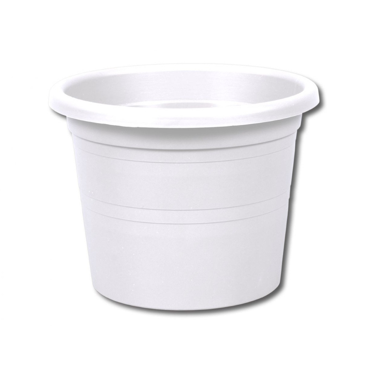 Kvetlični lonec Sakura Modern beli – plastični kvetlični lonec