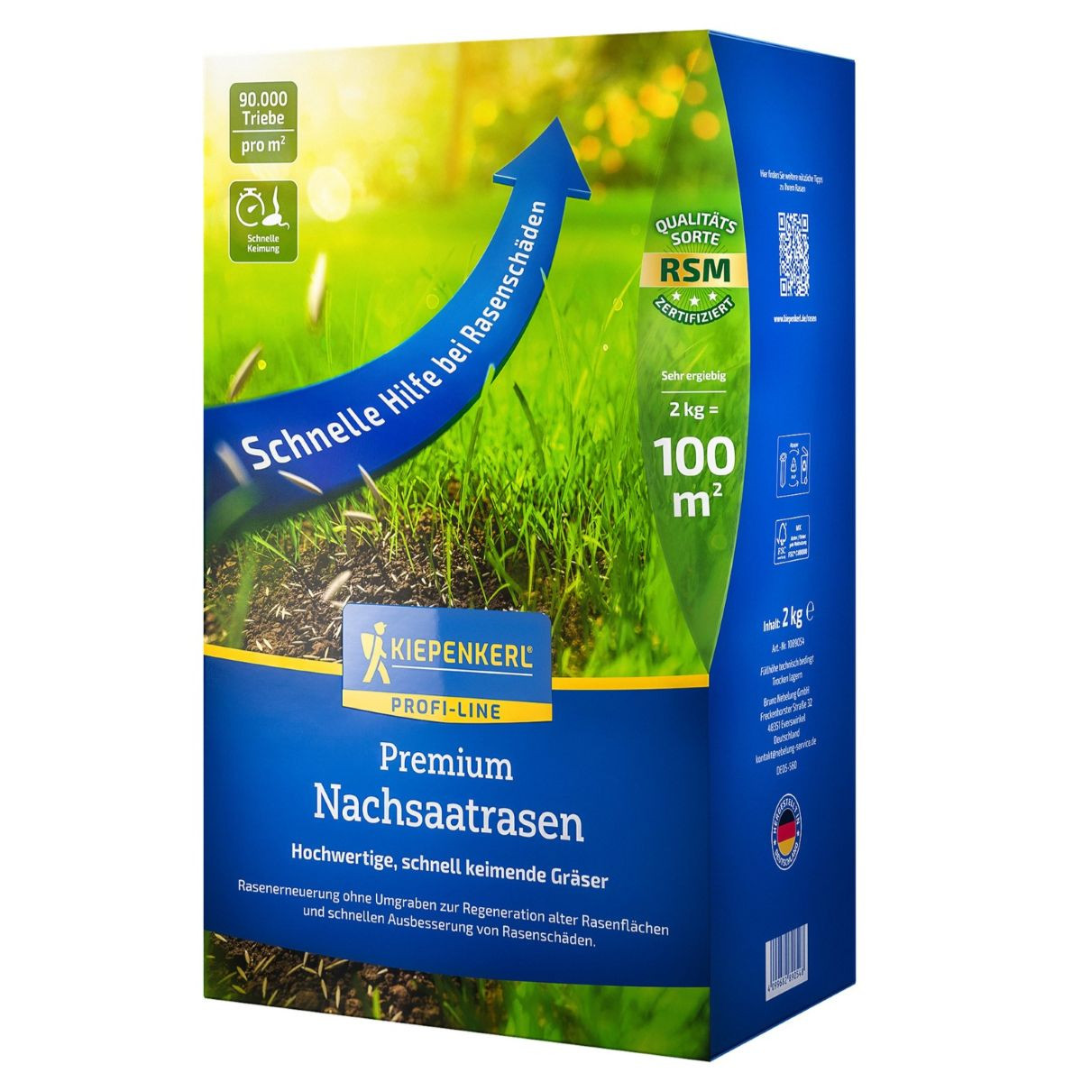 Trávník k dosetí Premium - semena Kiepenkerl - směs - 2 kg