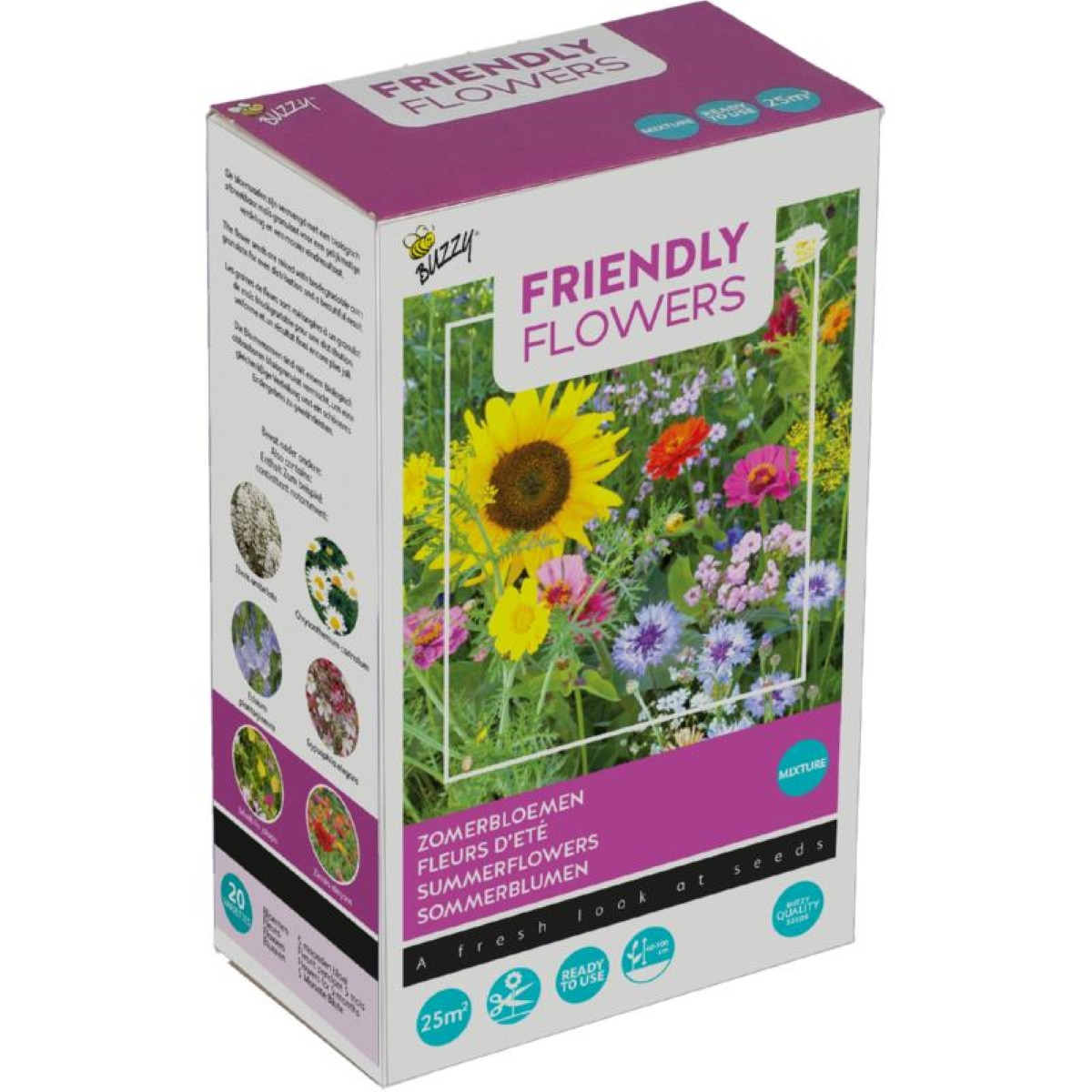 Buzzy - Květinová směs Flower Meadow - Pieterpik - 1 ks