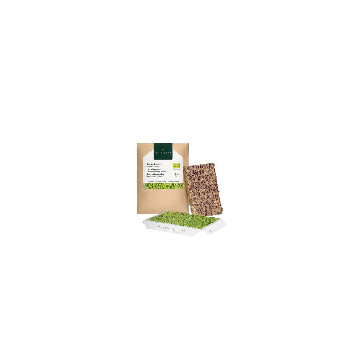 BIO microgreen Ředkvička Rambo - Heimgart - náhradní pláty - 1 ks
