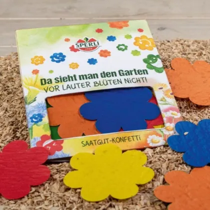 Cvetni konfeti iz semen – v obliki cvetja – Sperli – 1 kos