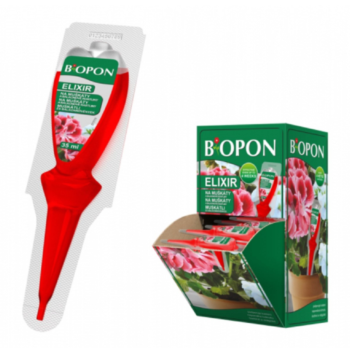 Hnojivo pro muškáty Elixir - BoPon - hnojivo - 35 ml